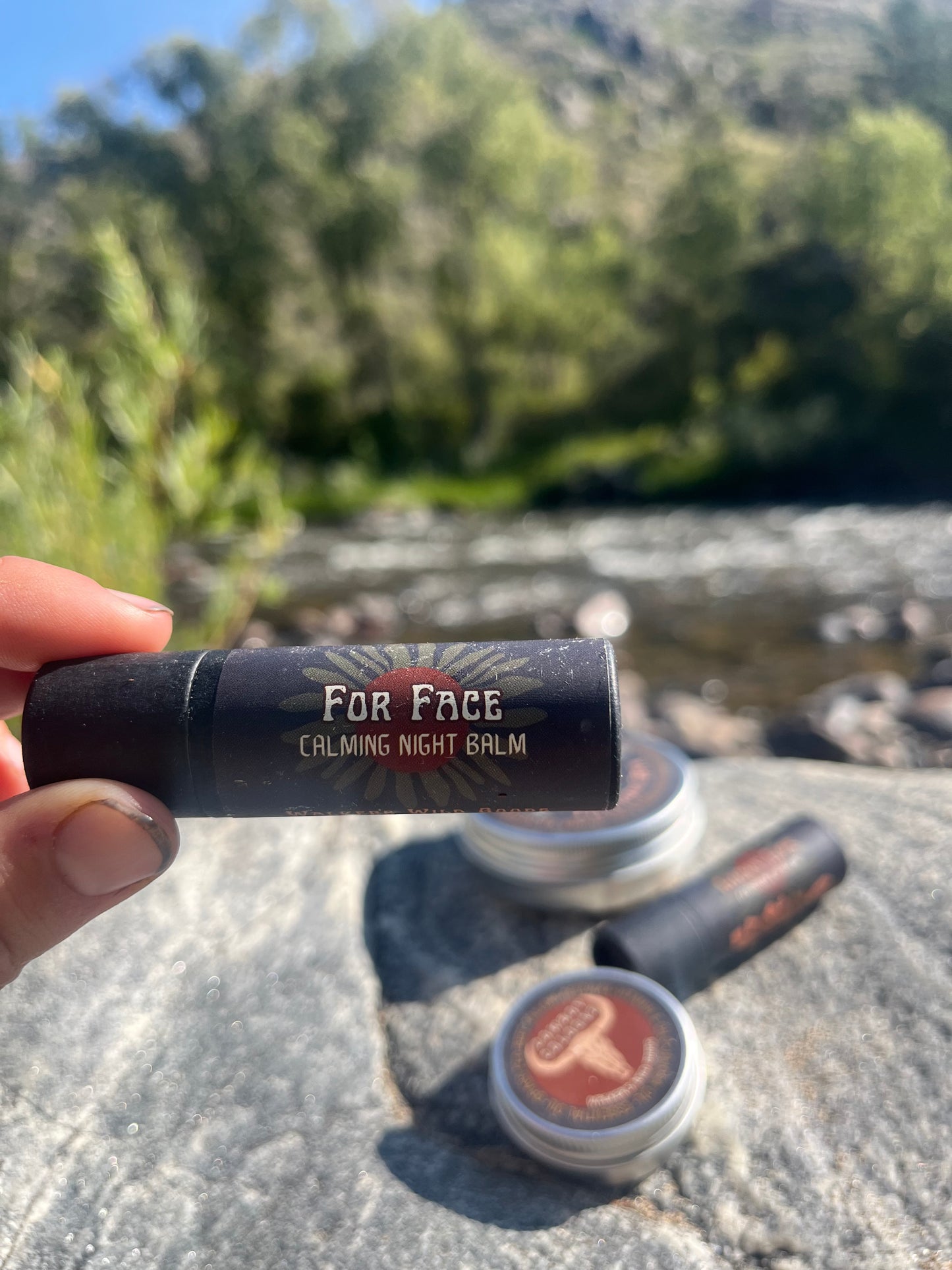Blue tansy face balm