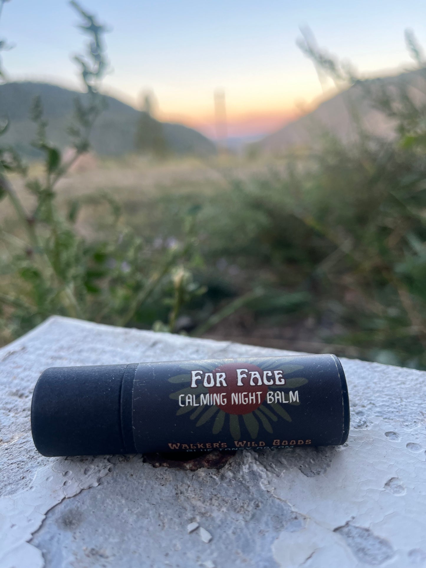 Blue tansy face balm